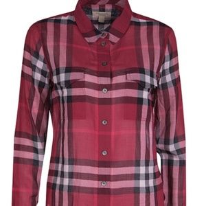 New! Burberry Brit voile cotton shirt